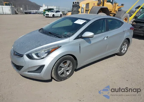 2015 Hyundai Elantra Se from USA, damaged, VIN 5NPDH4AE3FH547495